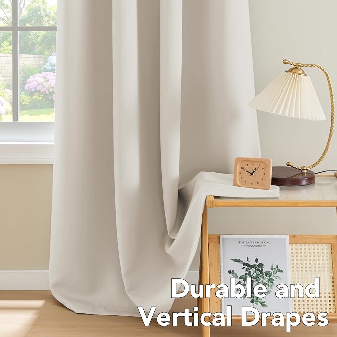 H.VERSAILTEX Blackout Curtains for Bedroom Thermal Insulated Room Darkening - Image 8