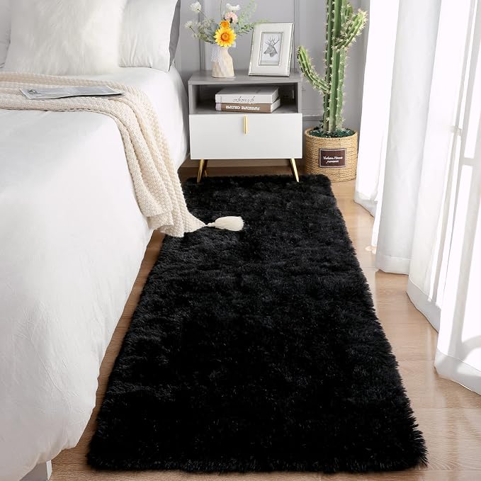 Chicrug Soft Runner Rug for Bedroom Living Room Plush Fluffy Rug 2x8 | Shag by ChicrugHomeDecor