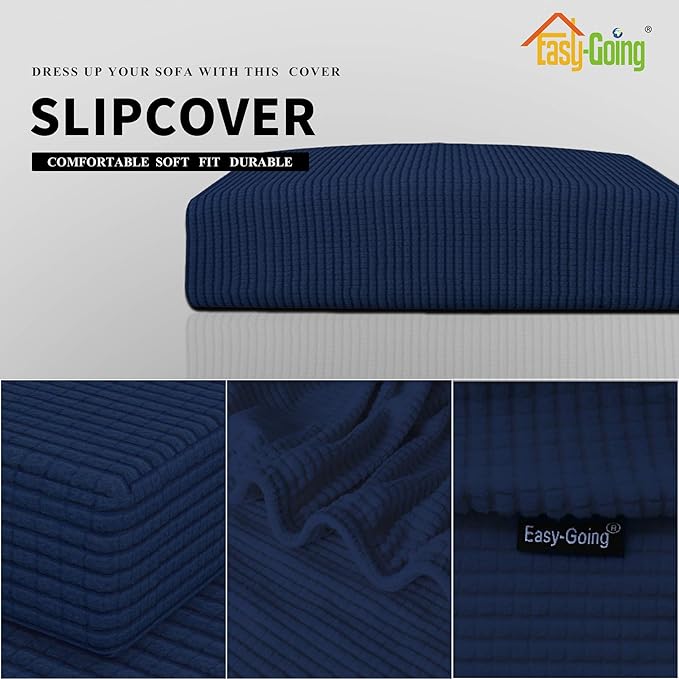 Easy-Going Stretch 1 Piece Couch Cushion Cover - Image 3