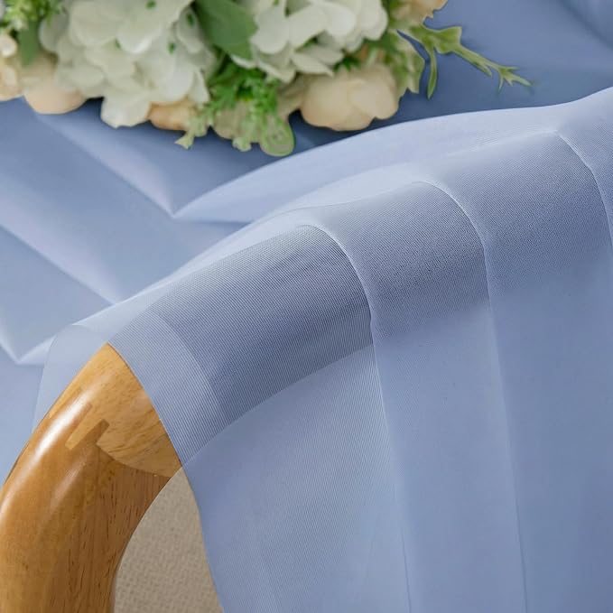 Sheer Curtains 78 Inches Long 2 Panels Set - Image 4