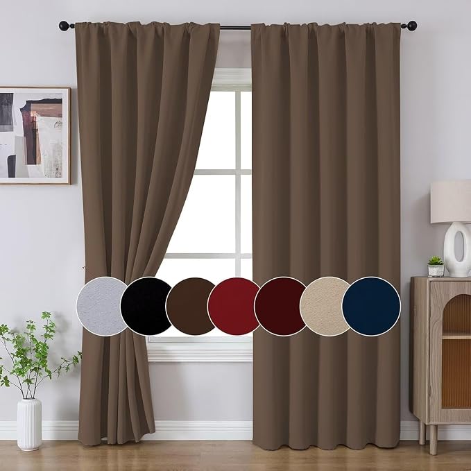 Joydeco 72 Inch Blackout Curtains - Image 7