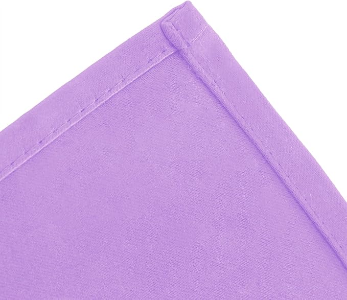 Blackout Curtains 52 x 90 Inch Long Lavender Curtains Set of 2 Panels Room - Image 7