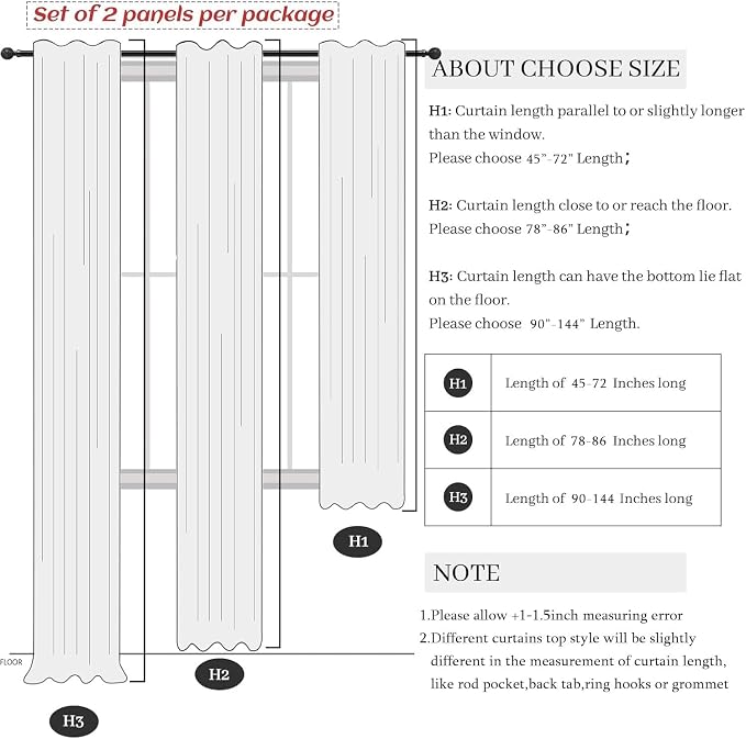 Pitalk 60 Inch Wide Curtains for Kids Bedroom Boys Girls 90 Inches Long 2 - Image 8