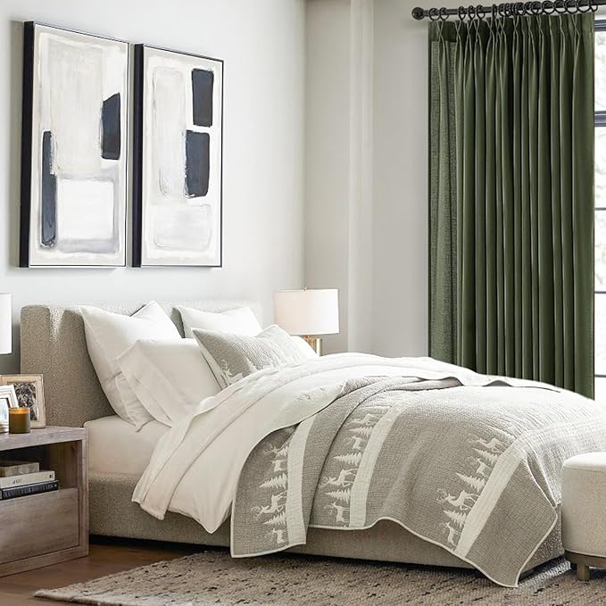Pinch Pleated 63 Inch Curtains 2 Panels - Image 8