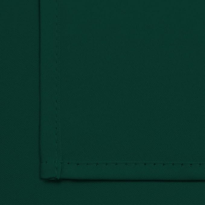 Yakamok Room Darkening Curtains 70x84 inch Length Dark Green-Living Room | 2 - Image 6