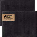 GORILLA GRIP® Ultra Absorbent Front Door Mat Outside Entrance 35x23, Traps Dirt by Unknown