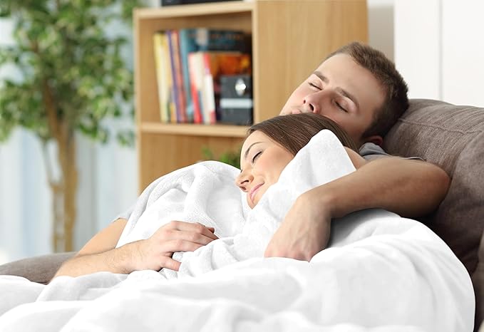Utopia Bedding Ultra Soft Fleece Bed Blanket Full Size White | Microfiber Plush - Image 6