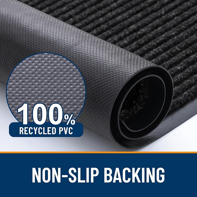 OLANLY Front Door Mat 47x32, Waterproof Heavy-Duty Indoor Outdoor Doormat | - Image 3