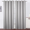 Blackout Curtains 66 x 84 inch/Light Grey Curtains Set of 2 Panels/Thermal by Lemomo