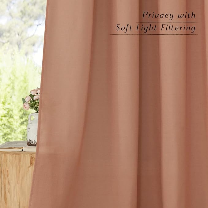 NICETOWN Linen 78 inch Curtains - Image 5