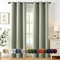 MIULEE Blackout Curtains for Bedroom 2 Panels 40 x 80 Inch Long Sage Green | by MIULEE
