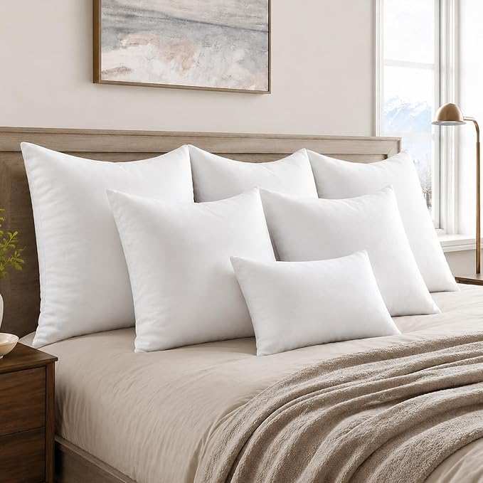 MIULEE 22x22 Throw Pillows Inserts 4 Pack, Decorative Pillows - Image 10