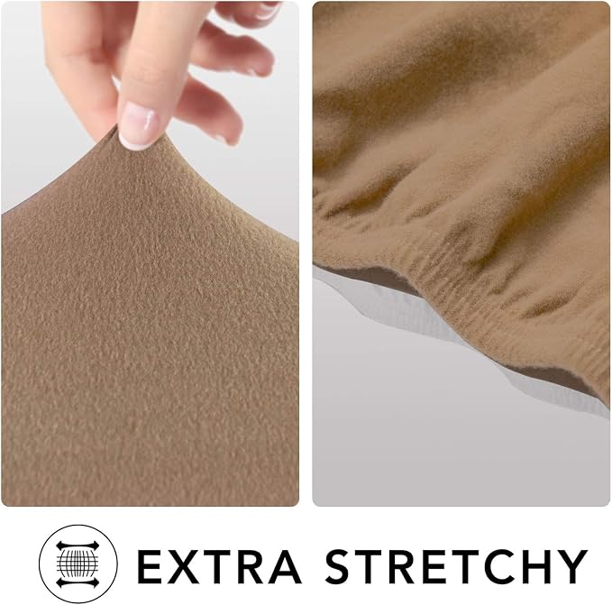 PureFit Stretch Loveseat Covers Fleece Couch Covers - Image 4