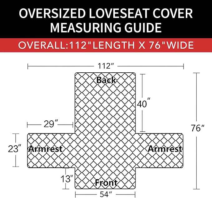 Easy-Going Reversible Couch Cover, 2 Cushion Sofa, Chocolate/Ivory | Oversized - Image 6