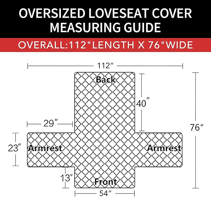 Easy-Going Reversible Couch Cover, 2 Cushion Sofa, Darkgray/Beige | Oversized - Image 6