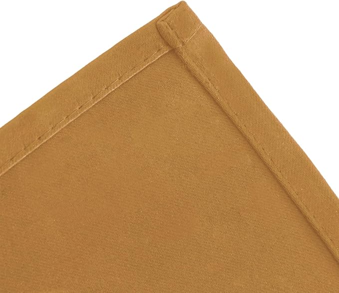 Mustard Yellow Thermal Blackout Curtains/38 x 63 Inch/Set of 2 Panels Room - Image 7