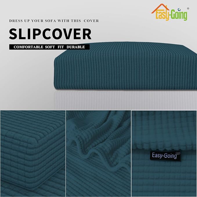 Easy-Going Stretch 1 Piece Oversized Couch Cushion Cover - Image 3