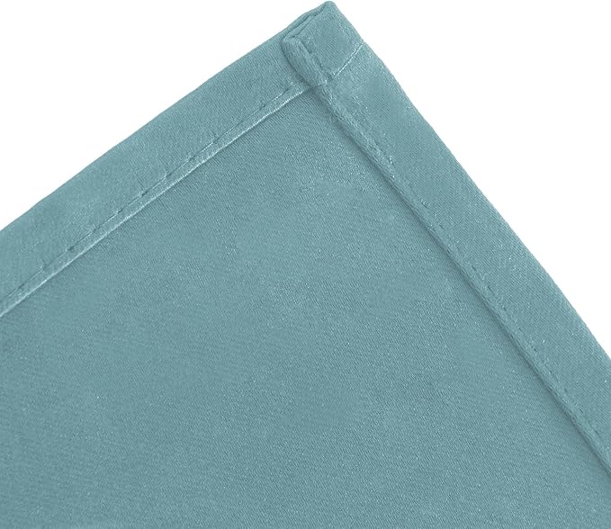 Blackout Curtains 52 x 84 inches Long Stone Blue Curtains Set of 2 Panels - Image 7