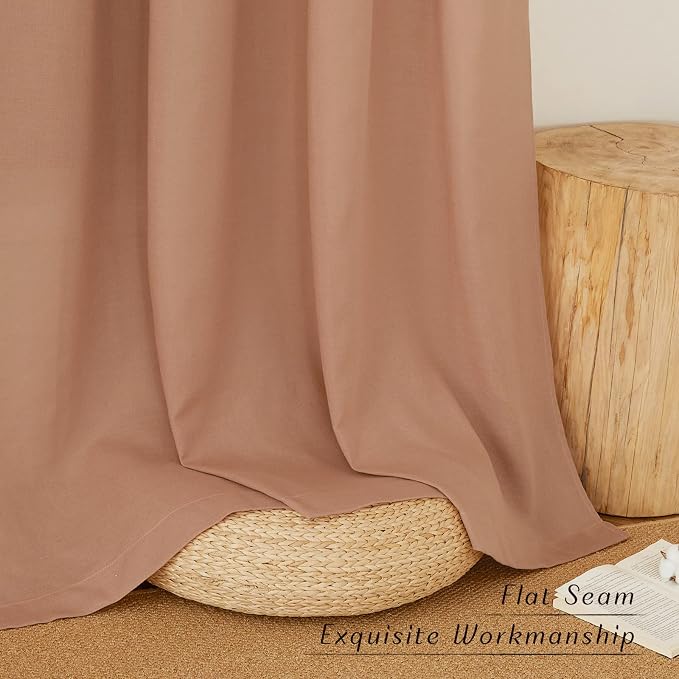 NICETOWN Linen 78 inch Curtains - Image 2