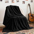 BEDELITE Black Twin Blanket for Couch, Soft Cozy Gifts for Women, 60 * 80 | 3D by BEDELITE