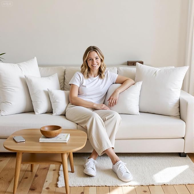 MIULEE 26x26 Euro Throw Pillow Insert - Image 5