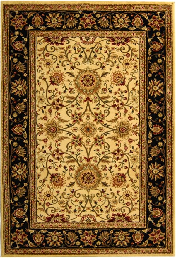 SAFAVIEH Lyndhurst Area Rug 6x8, Traditional Ivory & Black LNH212B - Image 4
