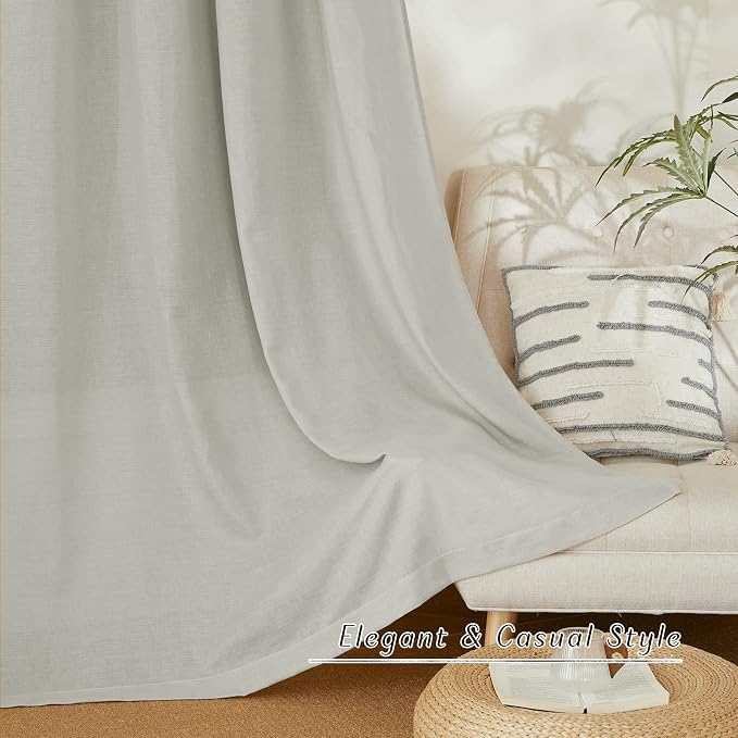 NICETOWN Linen 78 inch Curtains - Image 7