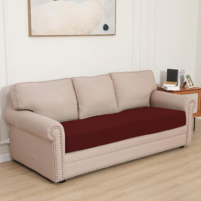Easy-Going Stretch 1 Piece Couch Cushion Cover - Image 2