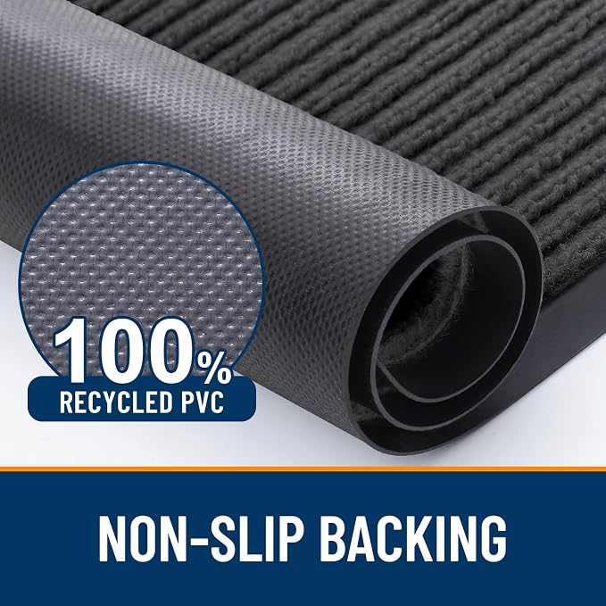 OLANLY Front Door Mat 47x34, Waterproof Heavy-Duty Indoor Outdoor Doormat | - Image 3