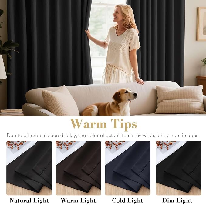 H.VERSAILTEX Premium Blackout Thermal Insulated Room Darkening Curtains - Image 6