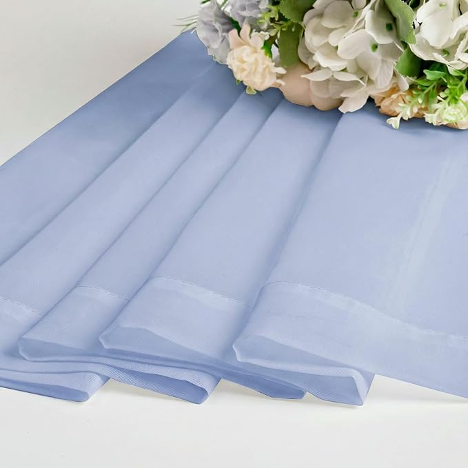 Sheer Curtains 90 inches Long 2 Panels Set - Image 7