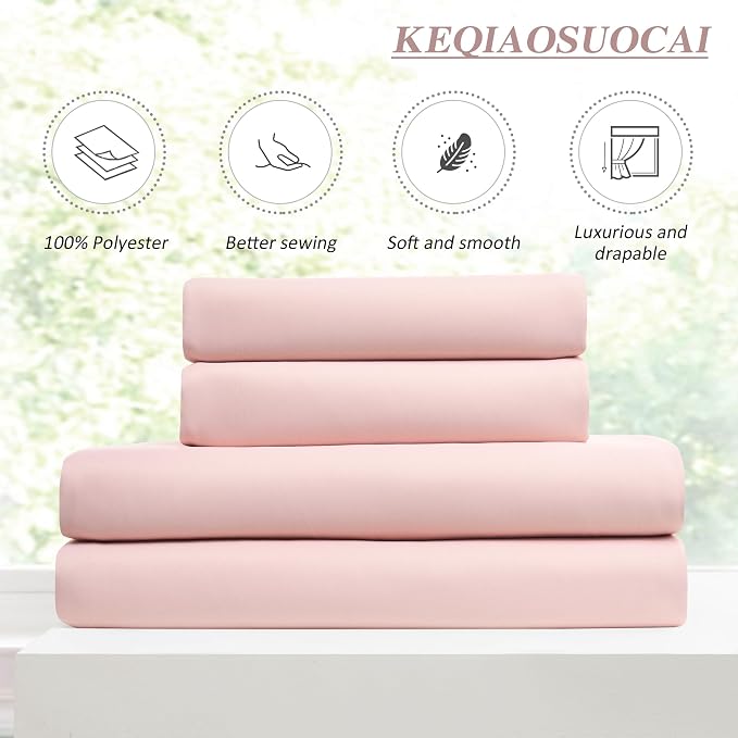 Baby Pink Room Darkening Curtains, Pinch Pleat - Image 5