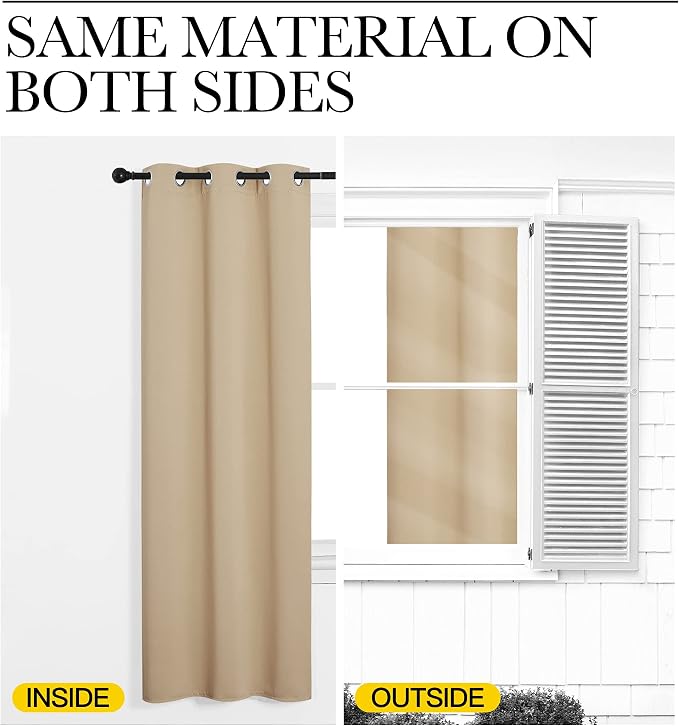 NICETOWN Blackout Draperies Curtains Panels - Image 6