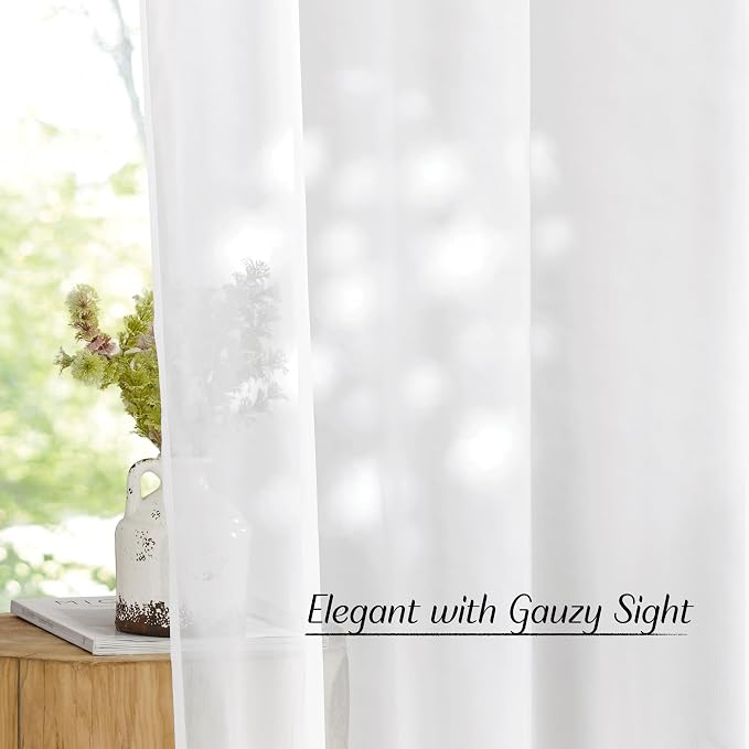 NICETOWN Sheer Curtains 120 inches Length - Image 5