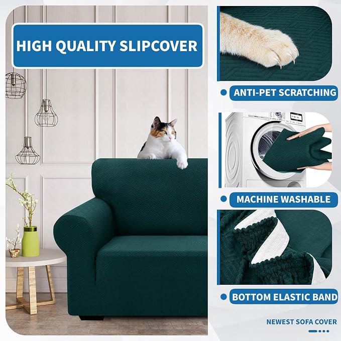 XINEAGE 2026 New Stretch Armchair Covers 1 Piece Chair Slipcovers Chair - Image 6