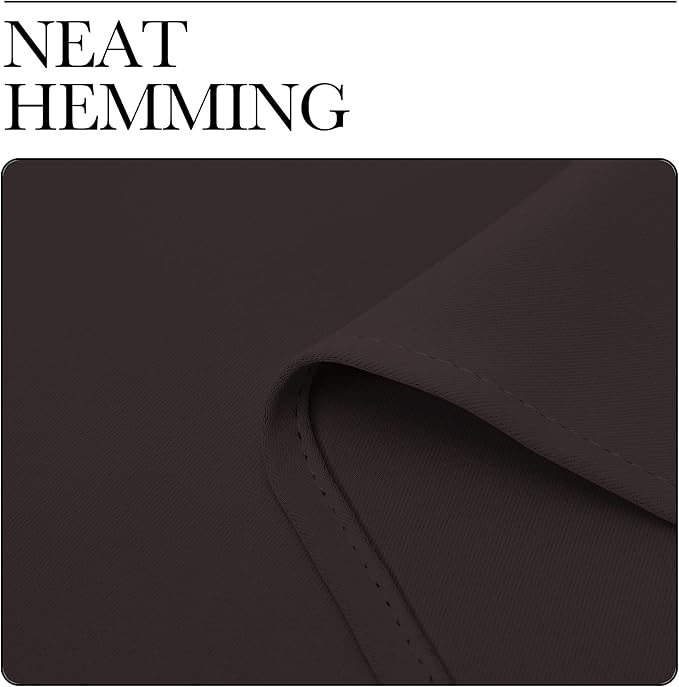 NICETOWN RV Blackout Curtains for Camper Windows, Toffee Brown, Short Blackout - Image 6