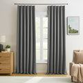 94 Inch Pinch Pleat Living Room Curtains & Drapes 2 Set, Thermal Insulated by KEQIAOSUOCAI