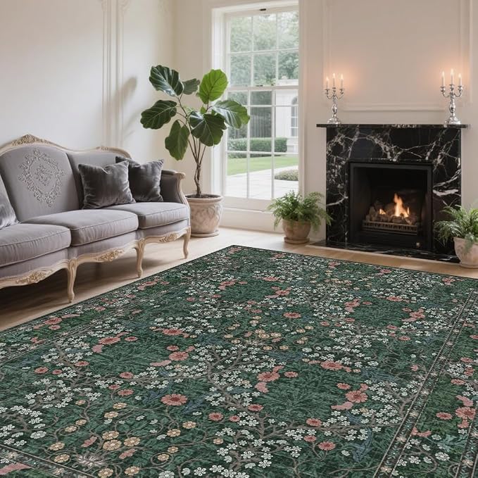 Area Rug for Living Room, 10x12 Large Washable Rugs for Dining Room, Non Slip - Image 7