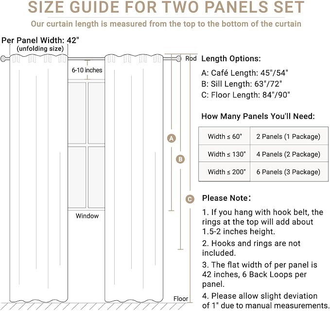 Faux Linen Total Blackout Curtains - Image 7