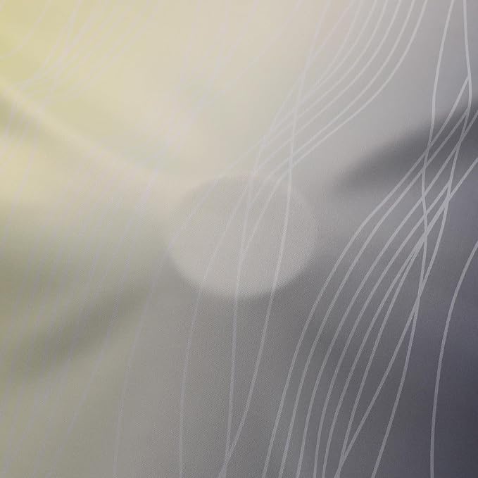 Black and Yellow Ombre Blackout Curtains 96 Inches Long | Room Darkening - Image 8