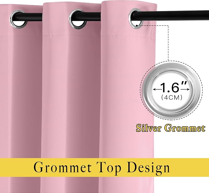 NICETOWN Blackout Curtains 84 Inch Length, Thermal Insulated Curtains - Image 4