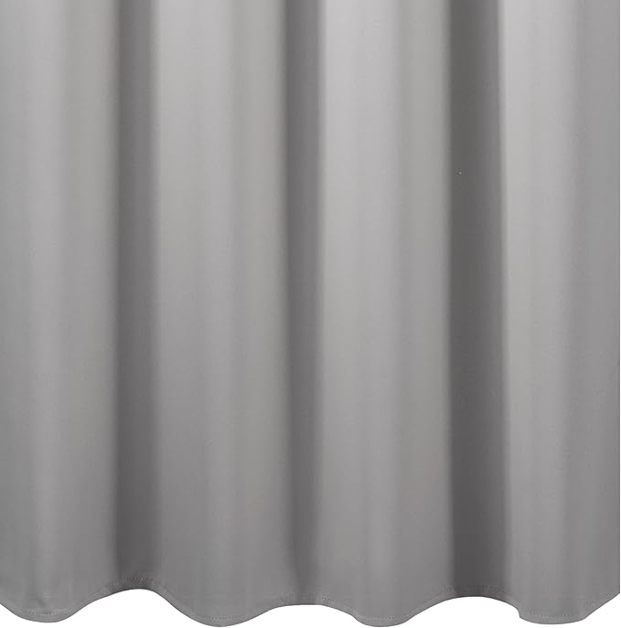 Blackout Curtains 66 x 84 inch/Light Grey Curtains Set of 2 Panels/Thermal - Image 9