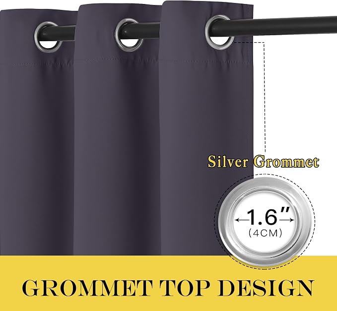 NICETOWN Blackout Window Curtain 90 inch Length - Image 5