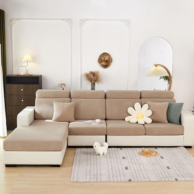 Couch Covers for 3 Cushion Sofa Pet Friendly Couch Cushion Covers Universal - Image 9