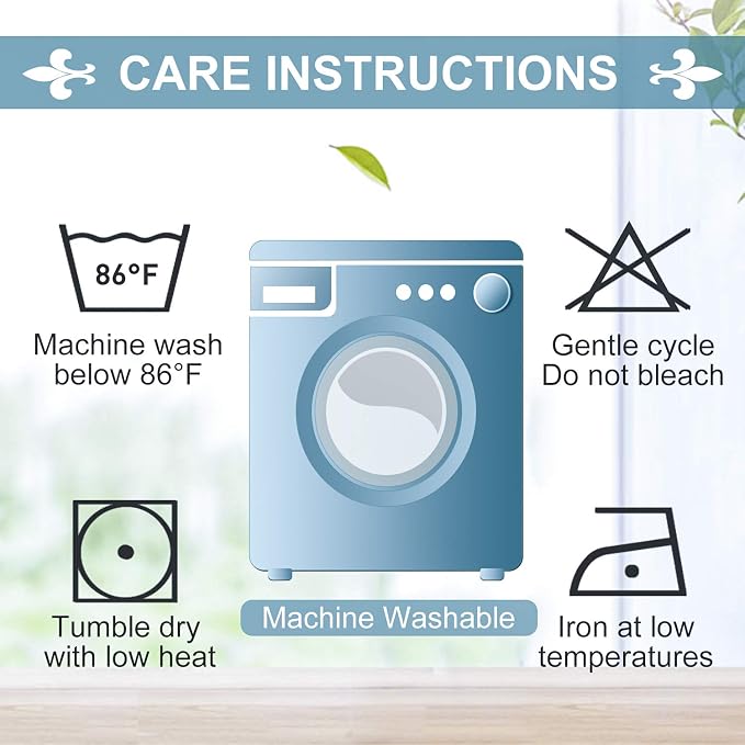 ChrisDowa Blackout Curtains for Bedroom and Living Room 70 Inches Wide | 2 - Image 6
