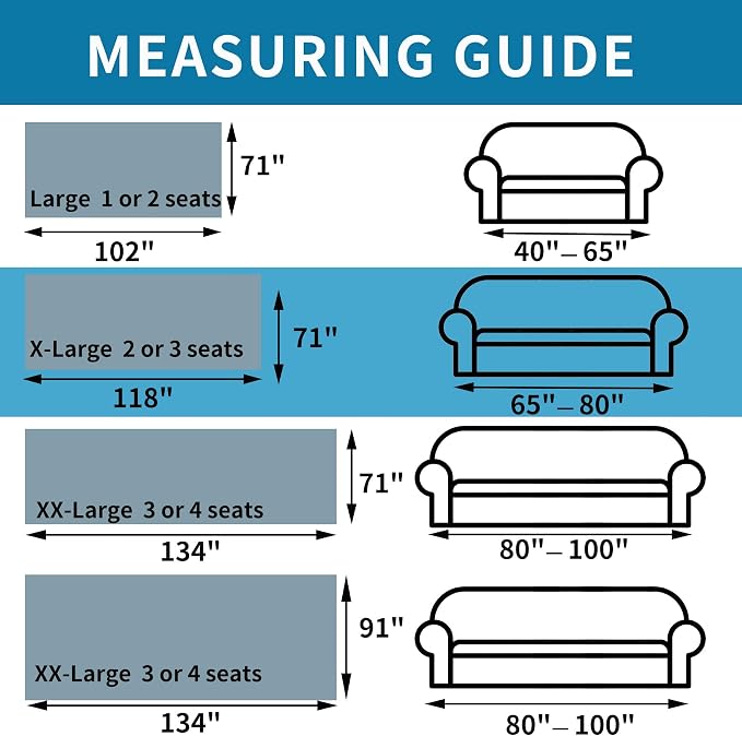 HAOMAIJIA Non Slip Couch Cover - Image 4