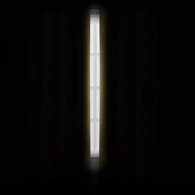Yellow Thermal Blackout Curtains/52 x 95 Inch/Set of 2 Panels Room Darkening - Image 3