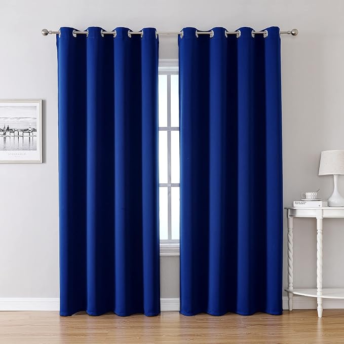 ChrisDowa Blackout Curtains for Bedroom and Living Room 80 Inches Long | 2 by ChrisDowa