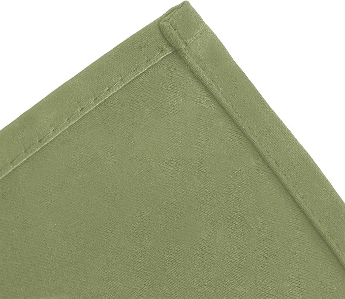 Sage Green Blackout Curtains 52 x 63 Inch Length/Set of 2 Curtain - Image 7