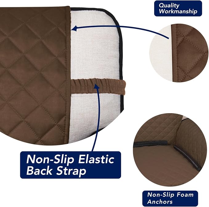 PureFit Reversible Quilted Sofa Cover Dog Couch Covers - Image 3